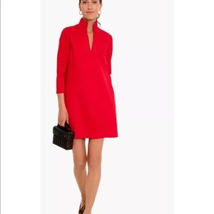 Poppy Red Ponte Clifton Dress Classic New TUCKERNUCK XXS NWOT